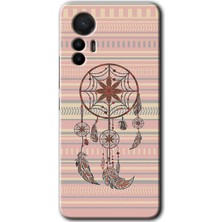 Gramaphone Xiaomi Mi 12 Lite Kılıf Hd Desen Baskılı Arka Kapak - Mandala Retro