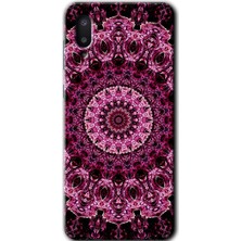 Gramaphone Galaxy A02 Kılıf Hd Desen Baskılı Arka Kapak - Mandala Patterns Kaleidoscope