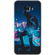 Gramaphone Galaxy C9 Pro Kılıf Hd Desen Baskılı Arka Kapak - Spill Boy