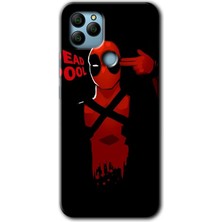 Gramaphone General Mobile Gm 22 Plus Kılıf Hd Desen Baskılı Arka Kapak + Kırılmaz Cam - Deadpool 4