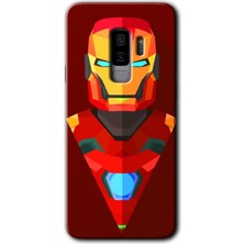 Gramaphone Galaxy S9 Plus Kılıf Hd Desen Baskılı Arka Kapak - Iron Man Çizim