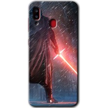 Gramaphone Galaxy A20 Kılıf Hd Desen Baskılı Arka Kapak - Kylo Ren