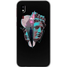 Gramaphone Galaxy A2 Core Kılıf Hd Desen Baskılı Arka Kapak - Heykel