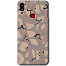 Gramaphone Galaxy A10S Kılıf Hd Desen Baskılı Arka Kapak - Kamuflaj 6