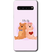 Gramaphone Galaxy S10 Plus Kılıf Hd Desen Baskılı Arka Kapak - Sevgili Ayıcık