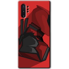 Gramaphone Galaxy Note 10 Plus Kılıf Hd Desen Baskılı Arka Kapak - Deadpool