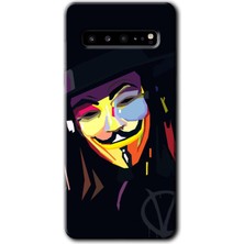 Gramaphone Galaxy S10 Plus Kılıf Hd Desen Baskılı Arka Kapak - Vendetta