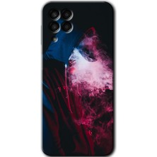 Gramaphone Galaxy M33 Kılıf Hd Desen Baskılı Arka Kapak - Smoke-Man