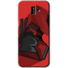Gramaphone Galaxy J8 Kılıf Hd Desen Baskılı Arka Kapak - Deadpool