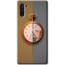 Gramaphone Galaxy Note 10 Kılıf Hd Desen Baskılı Arka Kapak - Clocks Artwork