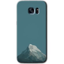 Gramaphone Galaxy S7 Edge Kılıf Hd Desen Baskılı Arka Kapak - Alone Mountain