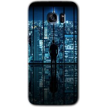 Gramaphone Galaxy S7 Edge Kılıf Hd Desen Baskılı Arka Kapak - Şehir Manzarası