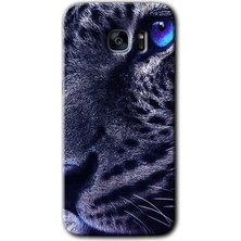 Gramaphone Galaxy S7 Edge Kılıf Hd Desen Baskılı Arka Kapak - Kaplan