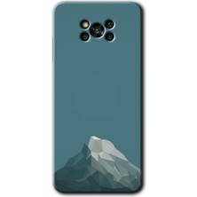 Gramaphone Poco X3 Nfc Kılıf Hd Desen Baskılı Arka Kapak + Esnek Nano Cam - Alone Mountain