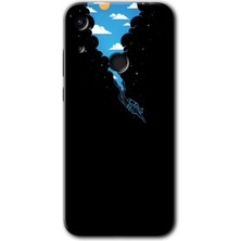 Gramaphone Huawei Y6S Kılıf Hd Desen Baskılı Arka Kapak + Kırılmaz Cam - Derinlere Yolculuk