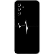Gramaphone Galaxy A13 5g Kılıf Hd Desen Baskılı Arka Kapak + Kırılmaz Cam - Heart Rytm