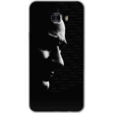 Gramaphone Galaxy C7 Kılıf Hd Desen Baskılı Arka Kapak + Kırılmaz Cam - Atam Izindeyiz