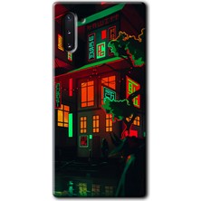 Gramaphone Galaxy Note 10 Kılıf Hd Desen Baskılı Arka Kapak + Esnek Nano Cam - China Street
