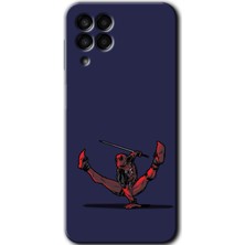 Gramaphone Galaxy M33 Kılıf Hd Desen Baskılı Arka Kapak + Esnek Nano Cam - Deadpool 3
