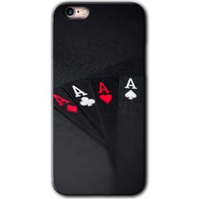 Gramaphone iPhone 6s Plus Kılıf Hd Desen Baskılı Arka Kapak + Kırılmaz Cam - Full As