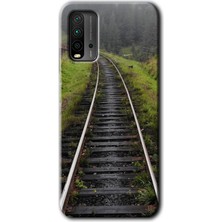 Gramaphone Poco M3 Kılıf Hd Desen Baskılı Arka Kapak - Tren Yolu