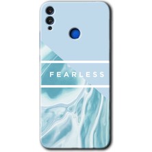 Gramaphone Honor 8x Kılıf Hd Desen Baskılı Arka Kapak - Fearless