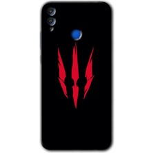 Gramaphone Honor 8x Kılıf Hd Desen Baskılı Arka Kapak - Ayı Pençesi