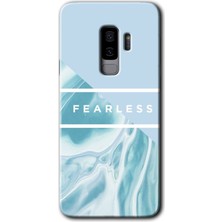 Gramaphone Galaxy S9 Plus Kılıf Hd Desen Baskılı Arka Kapak + Kırılmaz Cam - Fearless