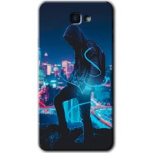 Gramaphone Galaxy J7 Prime 2 Kılıf Hd Desen Baskılı Arka Kapak + Kırılmaz Cam - Spill Boy