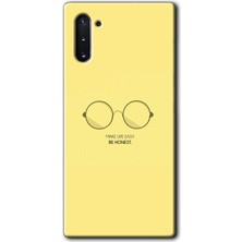Gramaphone Galaxy Note 10 Kılıf Hd Desen Baskılı Arka Kapak - Be Honest