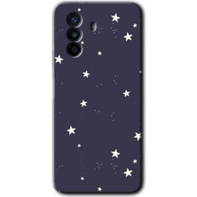 Gramaphone Huawei Nova Y70 Kılıf Hd Desen Baskılı Arka Kapak - Gökyüzü Yıldız