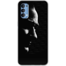 Gramaphone Oppo Reno 4 Kılıf Hd Desen Baskılı Arka Kapak + Kırılmaz Cam - Atam Izindeyiz