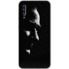 Gramaphone Galaxy A50 Kılıf Hd Desen Baskılı Arka Kapak + Esnek Nano Cam - Atam Izindeyiz