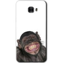 Gramaphone Galaxy C7 Pro Kılıf Hd Desen Baskılı Arka Kapak + Esnek Nano Cam - Şıpsevdi Aşk