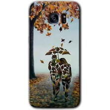 Galaxy S7 Edge Kılıf Hd Desen Baskılı Arka Kapak - Doğadan Aşk