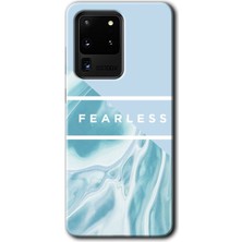 Gramaphone Galaxy S20 Ultra Kılıf Hd Desen Baskılı Arka Kapak + Esnek Nano Cam - Fearless
