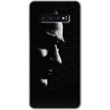 Galaxy S10 Kılıf Hd Desen Baskılı Arka Kapak + Kırılmaz Cam - Atam Izindeyiz