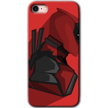 Gramaphone iPhone 7 Kılıf Hd Desen Baskılı Arka Kapak - Deadpool