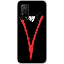 Gramaphone Xiaomi Mi 10T Pro Kılıf Hd Desen Baskılı Arka Kapak - V For