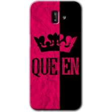 Gramaphone Galaxy J6 Plus Kılıf Hd Desen Baskılı Arka Kapak - Queen