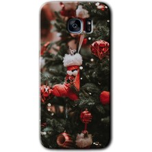 Gramaphone Galaxy S7 Edge Kılıf Hd Desen Baskılı Arka Kapak - Happy New Year
