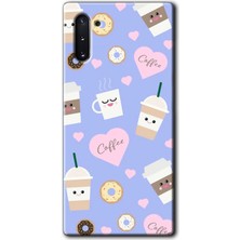 Gramaphone Galaxy Note 10 Kılıf Hd Desen Baskılı Arka Kapak - Coffee Cake