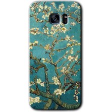 Gramaphone Galaxy S7 Edge Kılıf Hd Desen Baskılı Arka Kapak - Almond Blossom