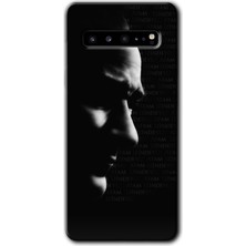 Gramaphone Galaxy S10 Plus Kılıf Hd Desen Baskılı Arka Kapak + Esnek Nano Cam - Atam Izindeyiz