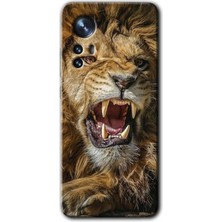 Gramaphone Xiaomi Mi 12 Pro Kılıf Hd Desen Baskılı Arka Kapak + Esnek Nano Cam - Lion King