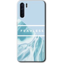Gramaphone Oppo A91 Kılıf Hd Desen Baskılı Arka Kapak - Fearless