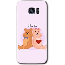 Gramaphone Galaxy S7 Edge Kılıf Hd Desen Baskılı Arka Kapak - Sevgili Ayıcık