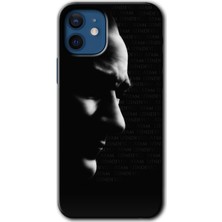 Gramaphone iPhone 12 Kılıf Hd Desen Baskılı Arka Kapak + Kırılmaz Cam - Atam Izindeyiz
