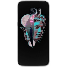 Gramaphone Galaxy S7 Edge Kılıf Hd Desen Baskılı Arka Kapak - Heykel