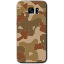Gramaphone Galaxy S7 Edge Kılıf Hd Desen Baskılı Arka Kapak - Kamuflaj 10